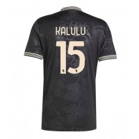Juventus Pierre Kalulu #15 Tretí futbalový dres 2025-26 Krátky Rukáv